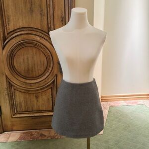 H&M Black and White Mini Skirt